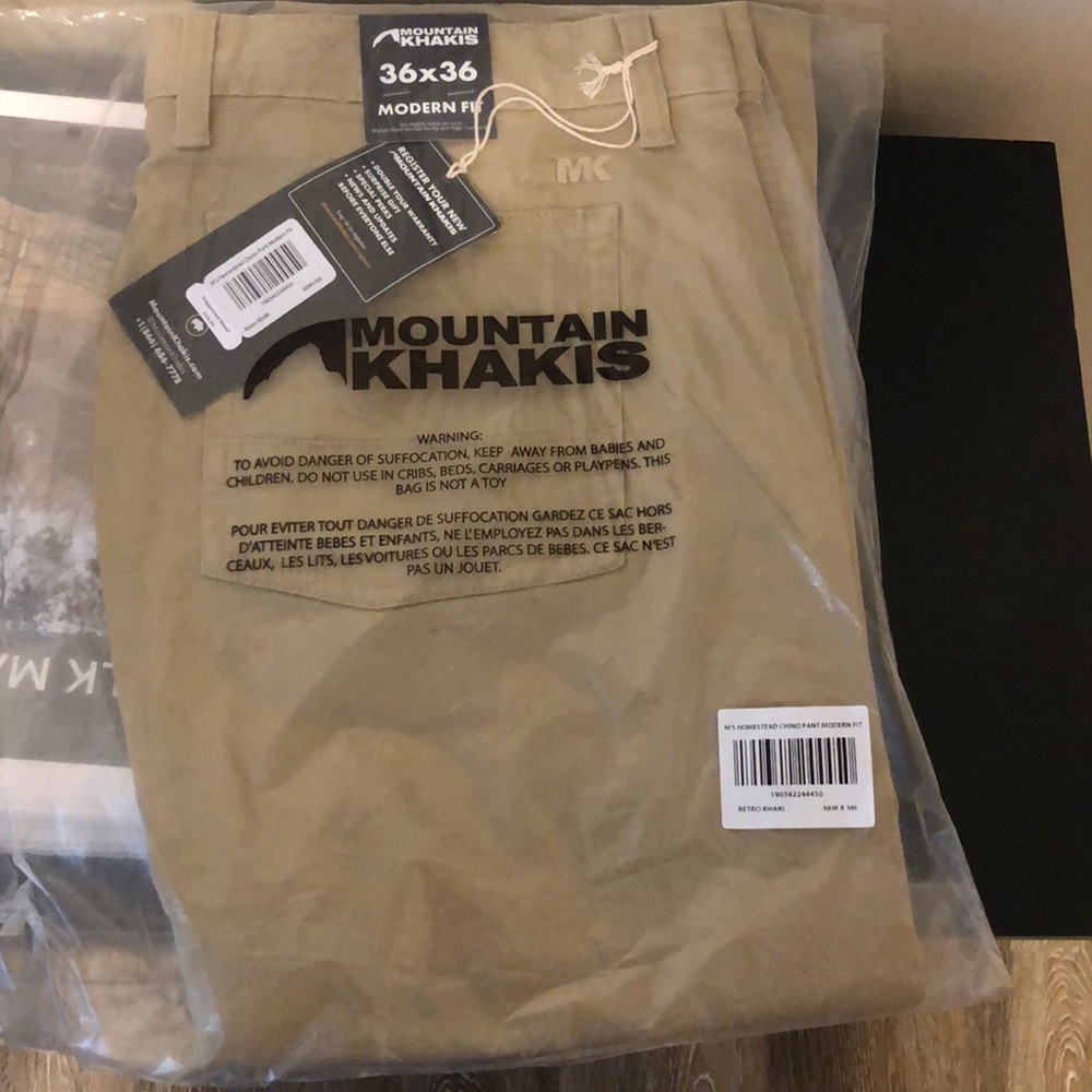 Mountain khakis homestead chino pant modern fit